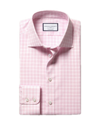 Charles Tyrwhitt Luxury Check Shirt - Pink