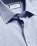 Charles Tyrwhitt Non-Iron Royal Oxford Check Shirt - Blue