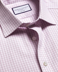Charles Tyrwhitt Non-Iron Royal Oxford Check Shirt - Pink