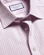 Charles Tyrwhitt Non-Iron Royal Oxford Check Shirt - Pink