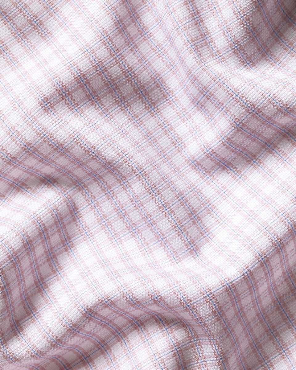 Charles Tyrwhitt Non-Iron Royal Oxford Check Shirt - Pink