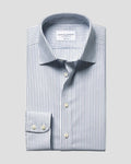 Charles Tyrwhitt Non-Iron Royal Oxford Stripe Shirt - Indigo Blue
