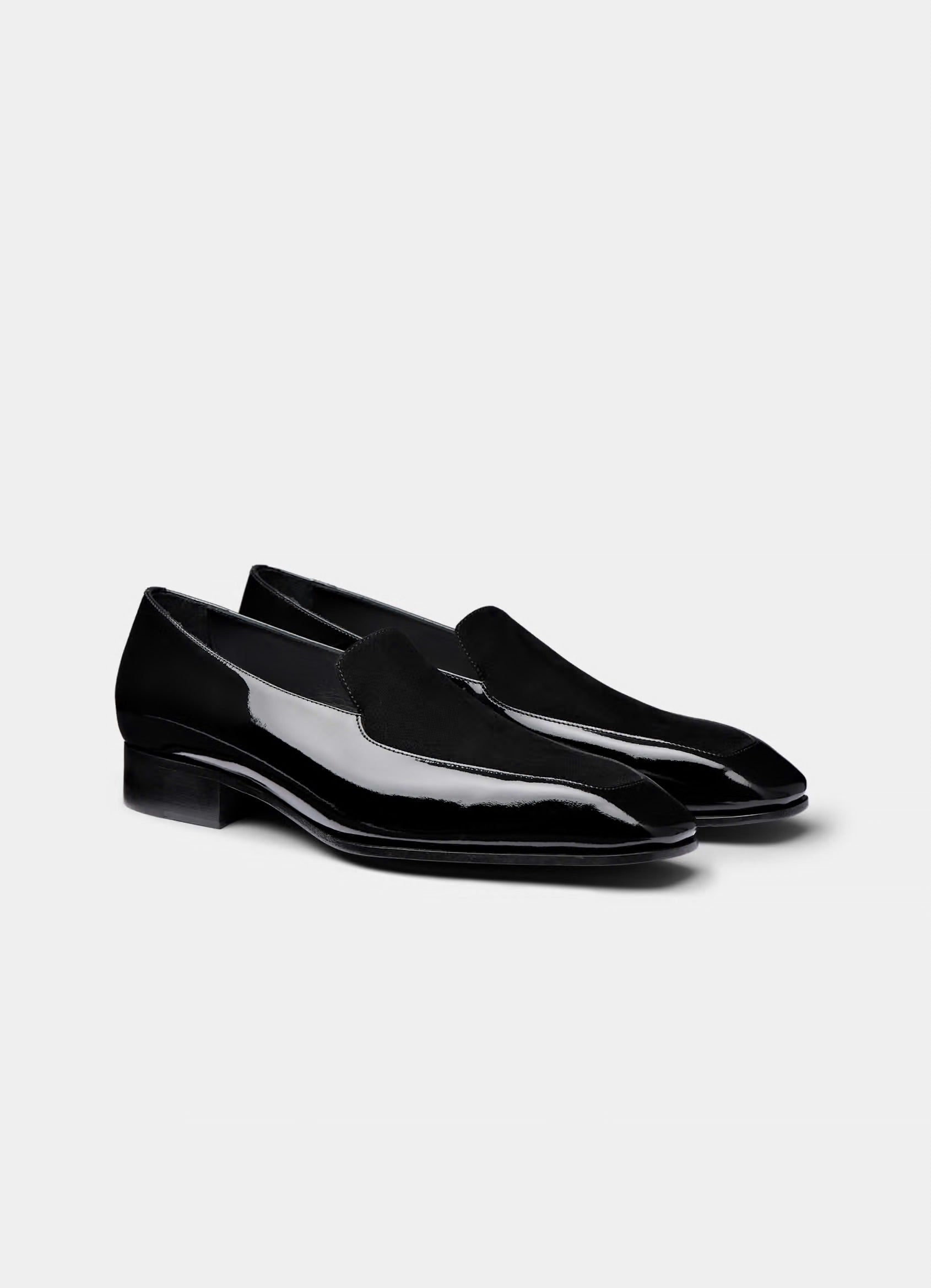 SUITSUPPLY Black Tuxedo Loafer