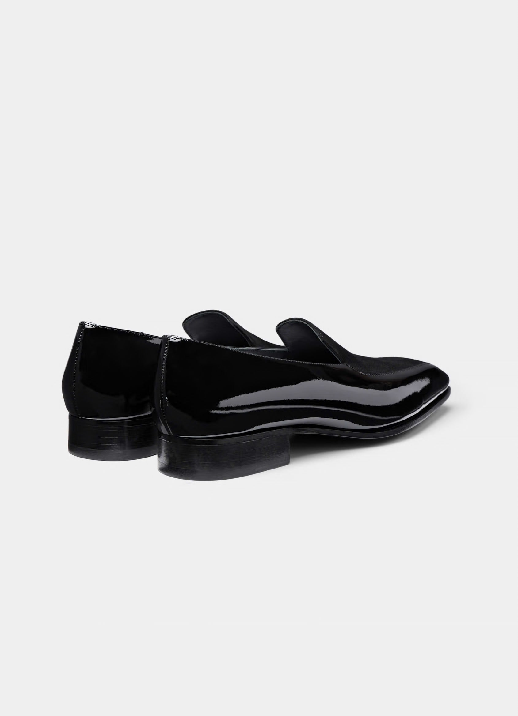 SUITSUPPLY Black Tuxedo Loafer