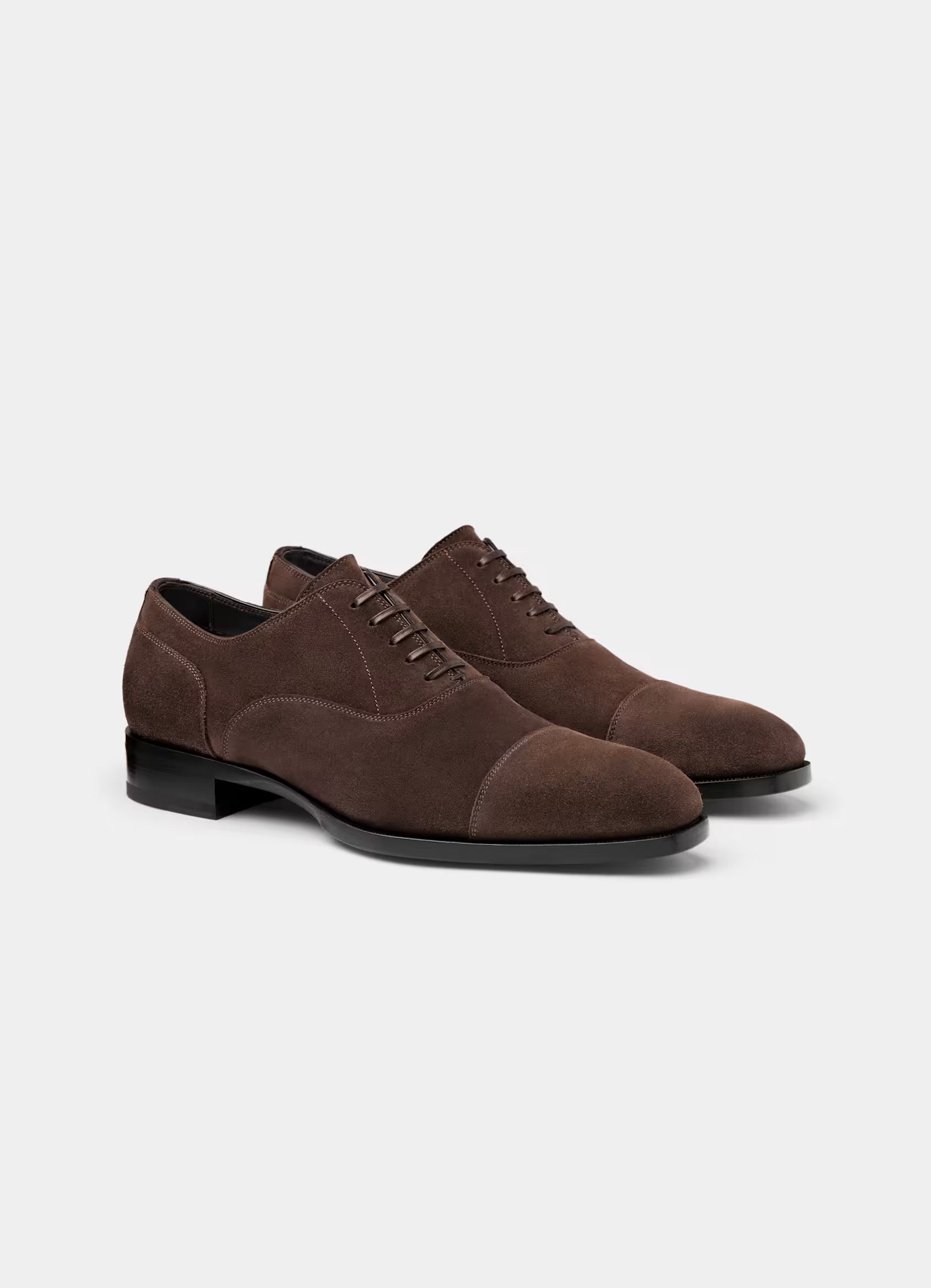 SUITSUPPLY Brown Oxford – Italian Calf Suede