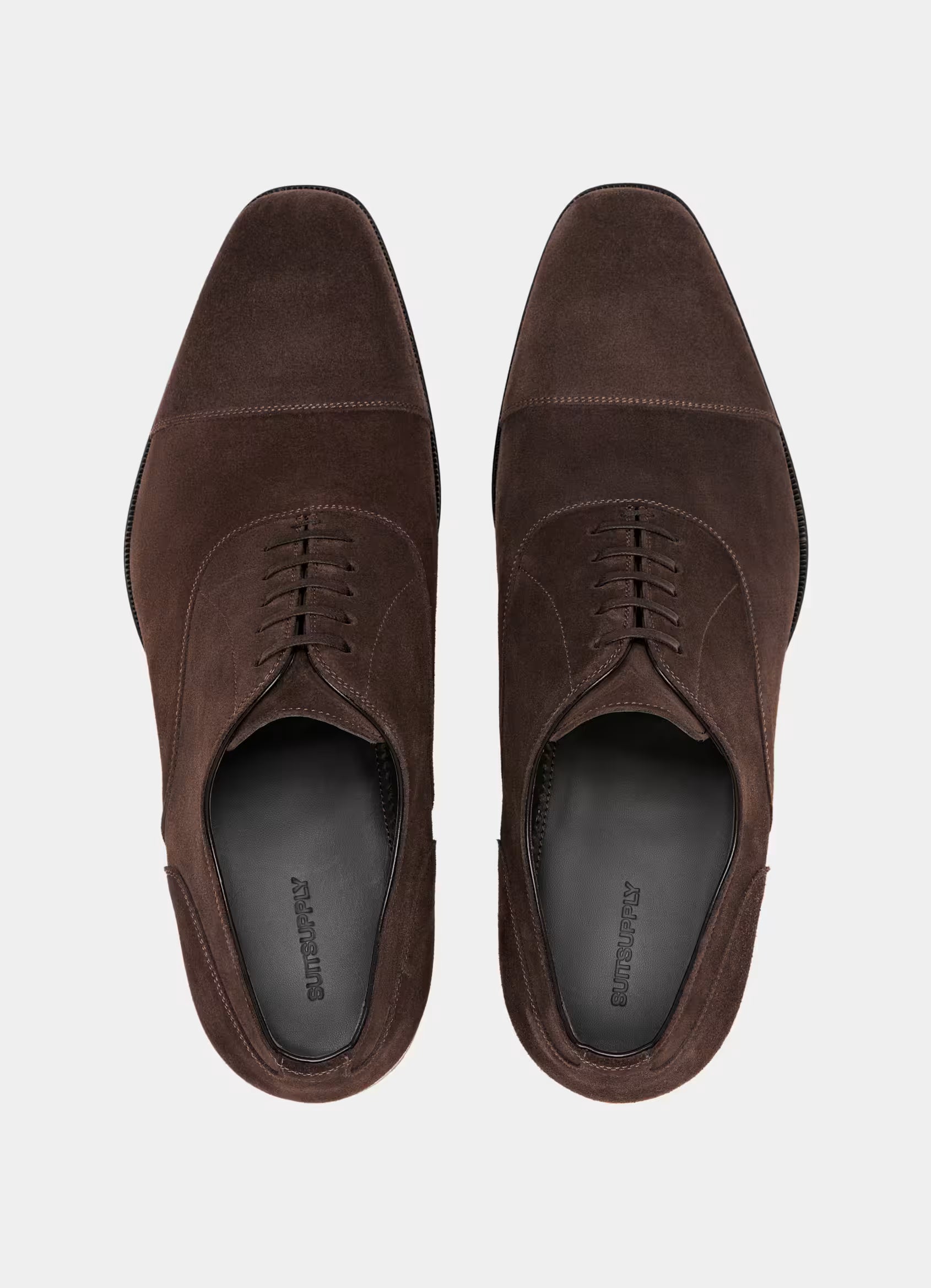 SUITSUPPLY Brown Oxford – Italian Calf Suede