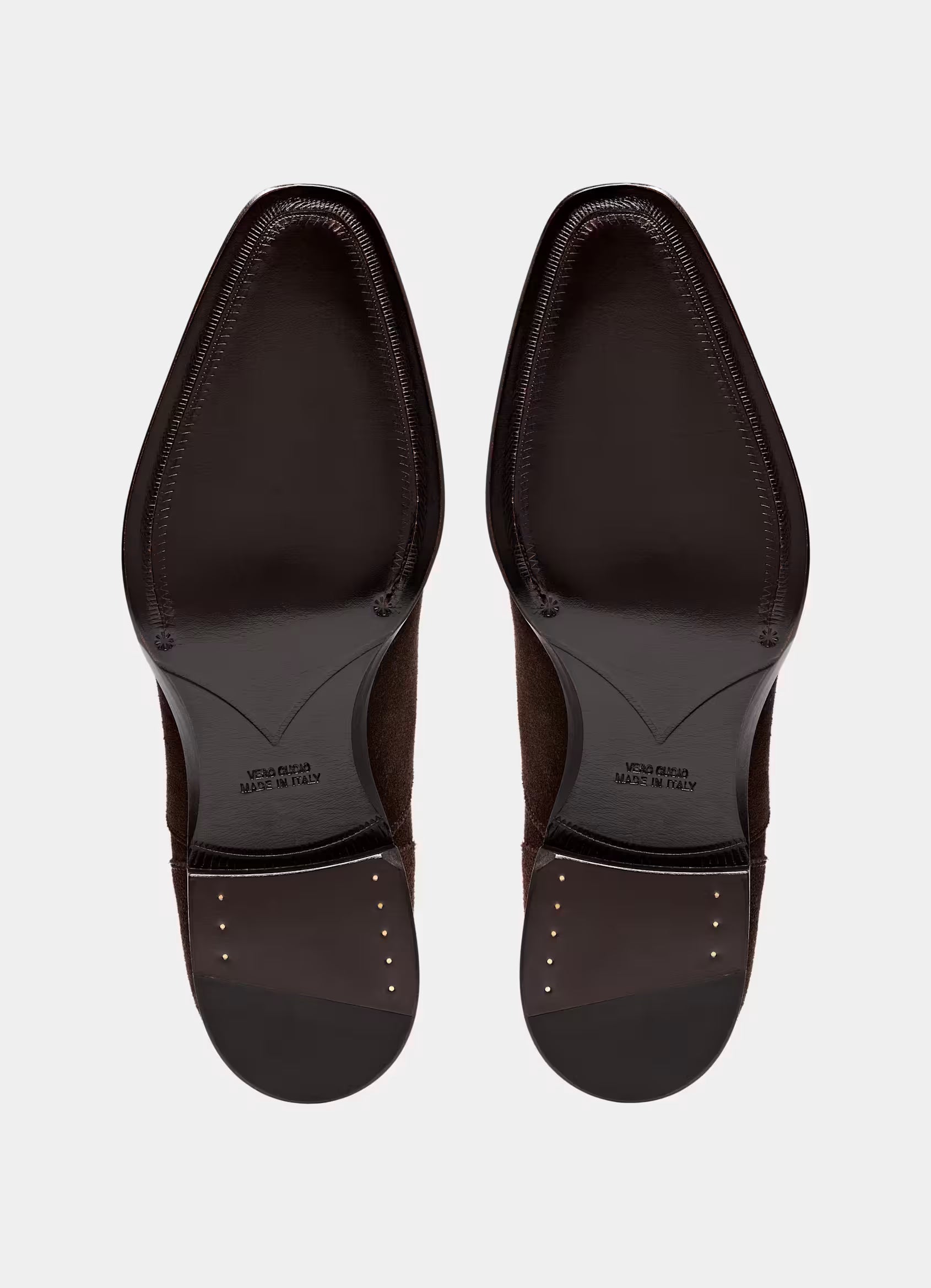 SUITSUPPLY Brown Oxford – Italian Calf Suede