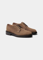 SUITSUPPLY Light Brown Derby – Italian Calf Suede