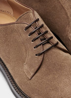 SUITSUPPLY Light Brown Derby – Italian Calf Suede