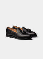 SUITSUPPLY Black Tassel Loafer – Italian Calf Leather