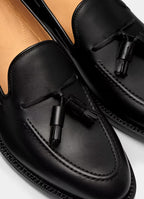 SUITSUPPLY Black Tassel Loafer – Italian Calf Leather
