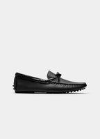 SUITSUPPLY Black Driving Moccasins – Italian Calf Leather