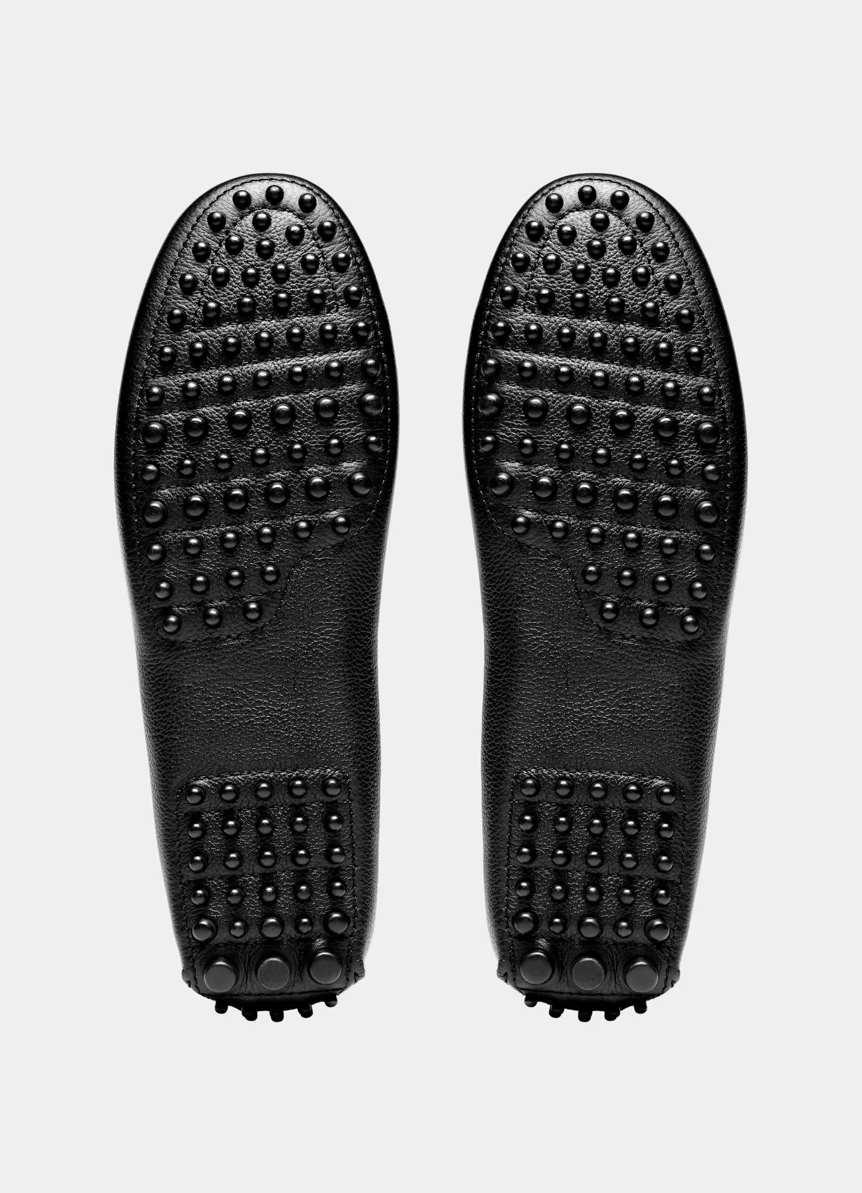 SUITSUPPLY Black Driving Moccasins – Italian Calf Leather