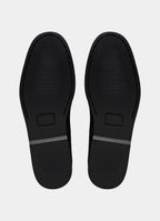 SUITSUPPLY Black Boat Shoe – Italian Calf Suede