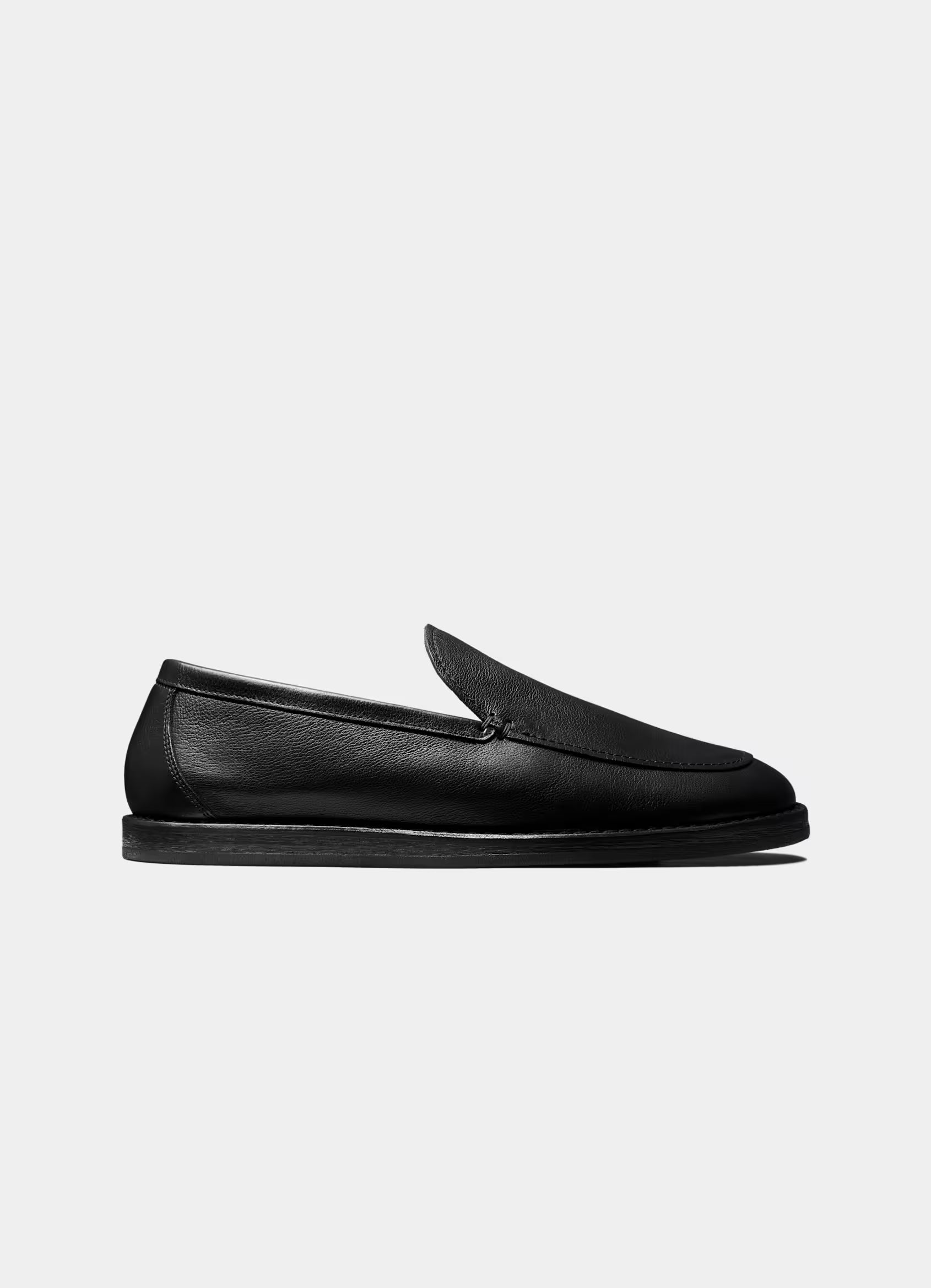 SUITSUPPLY Black Loafer – Leather