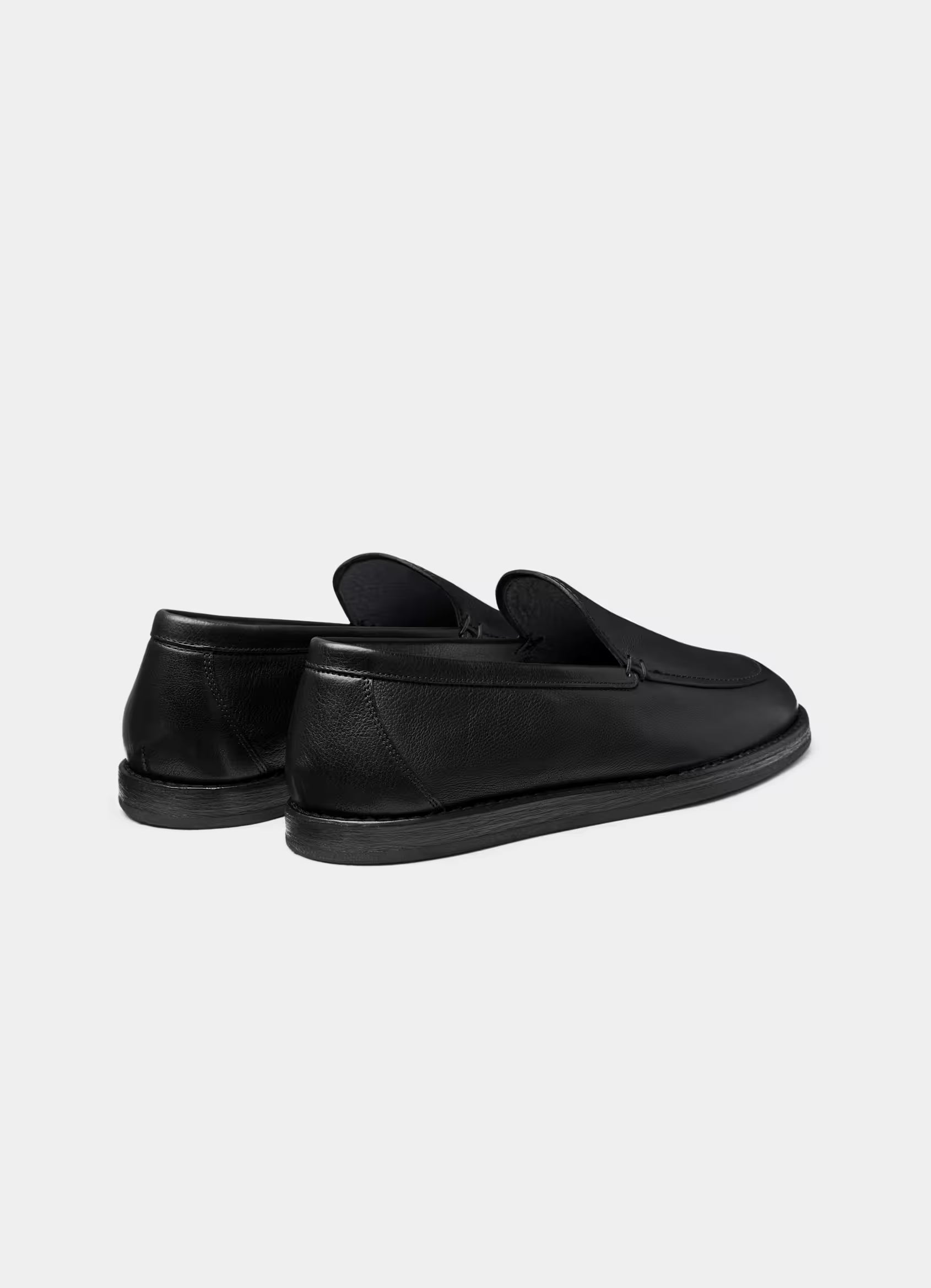 SUITSUPPLY Black Loafer – Leather