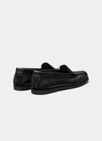 SUITSUPPLY Black Loafer – Deer Leather