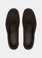 SUITSUPPLY Dark Brown Loafer – Suede