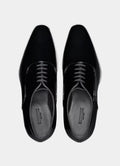 SUITSUPPLY Black Tuxedo Oxford – Patent Leather - LuxxeCoast