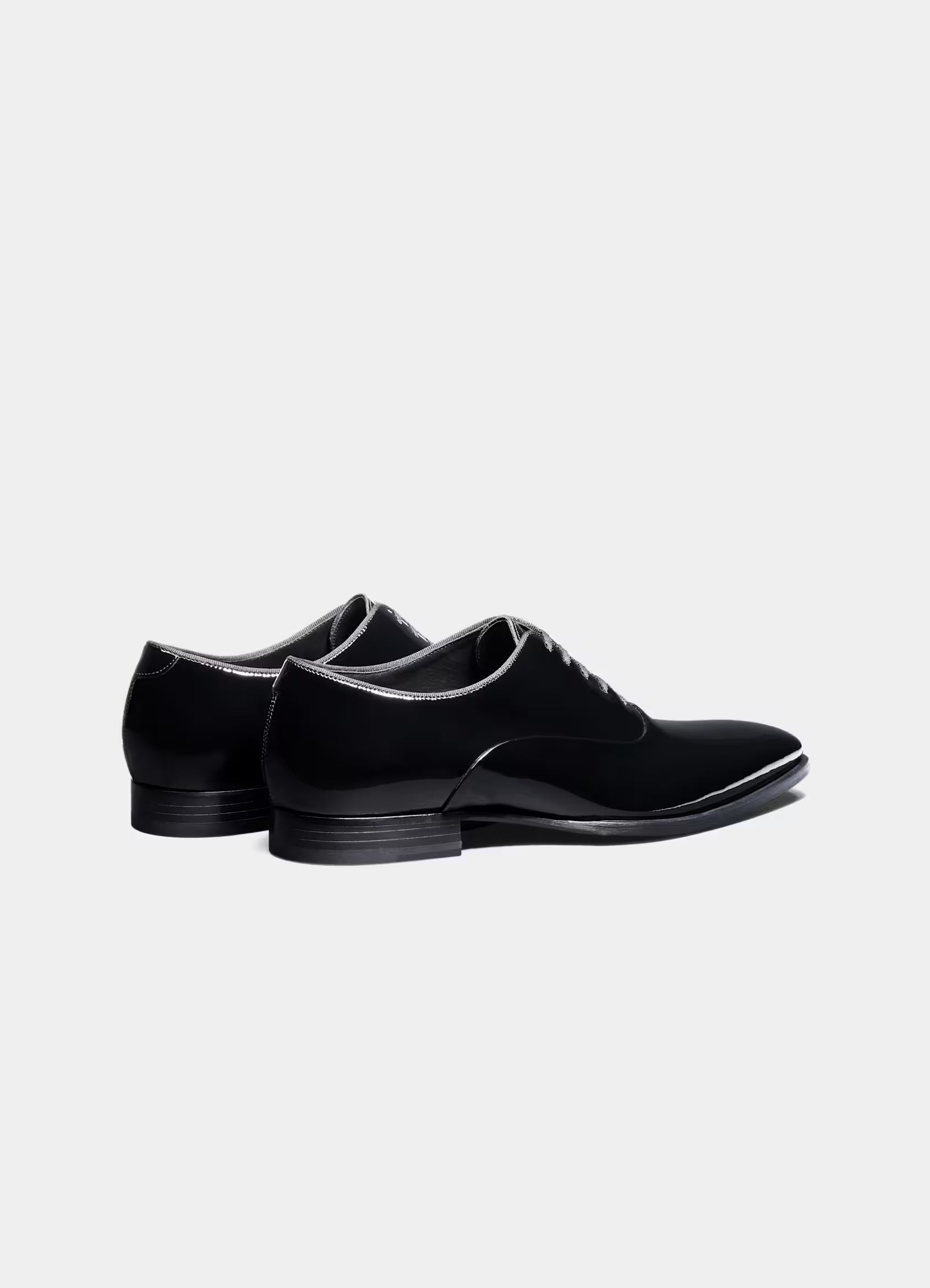 SUITSUPPLY Black Tuxedo Oxford – Patent Leather