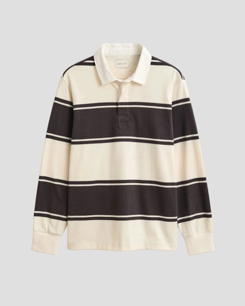 GANT Block Striped Rugger – Evening Blue