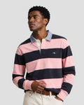GANT Chambray Collar Striped Heavy Rugger – Bubblegum Pink