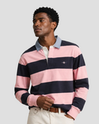 GANT Chambray Collar Striped Heavy Rugger – Bubblegum Pink