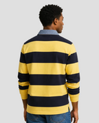 GANT Chambray Collar Striped Heavy Rugger – Banana Yellow
