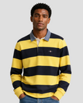 GANT Chambray Collar Striped Heavy Rugger – Banana Yellow