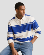 Gant Striped Rugger - Nautical Blue