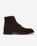Oliver Sweeney Calf Suede Brogue Boots – Chocolate