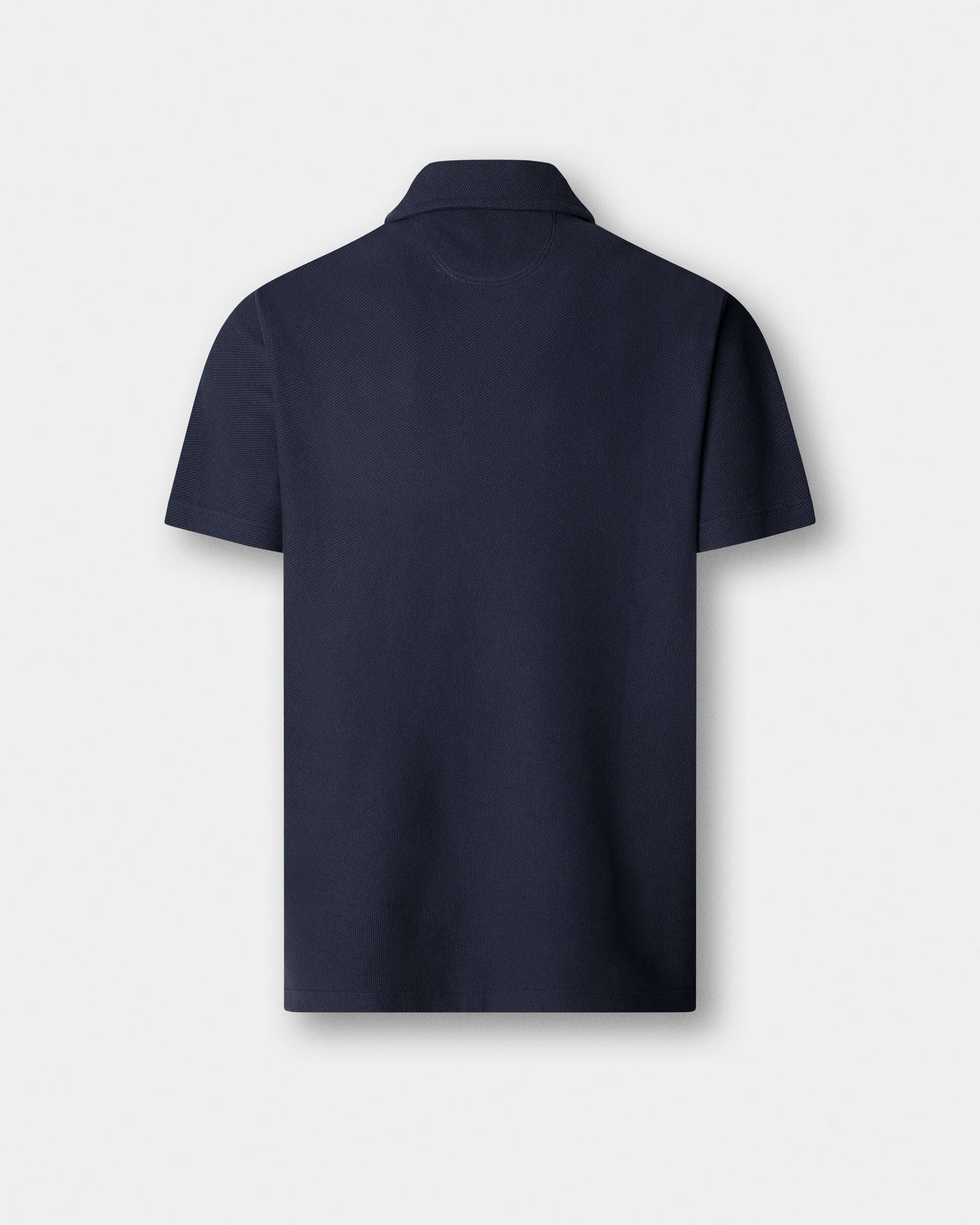 Hackett London Classic Fit Short Sleeve Textured Knit Polo - Old Navy