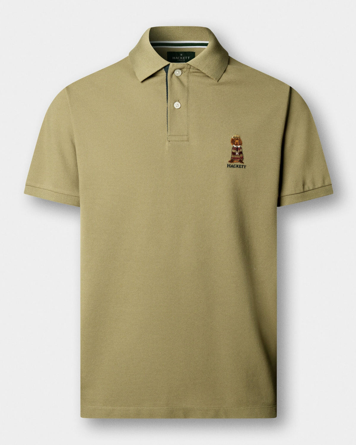 Hackett Heritage Classic Fit Short Sleeve Harry Polo - Vintage Green