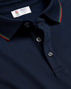 Charles Tyrwhitt England Rugby Pique Polo - Navy