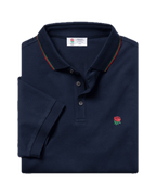 Charles Tyrwhitt England Rugby Pique Polo - Navy