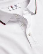 Charles Tyrwhitt England Rugby Pique Polo - White