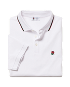 Charles Tyrwhitt England Rugby Pique Polo - White