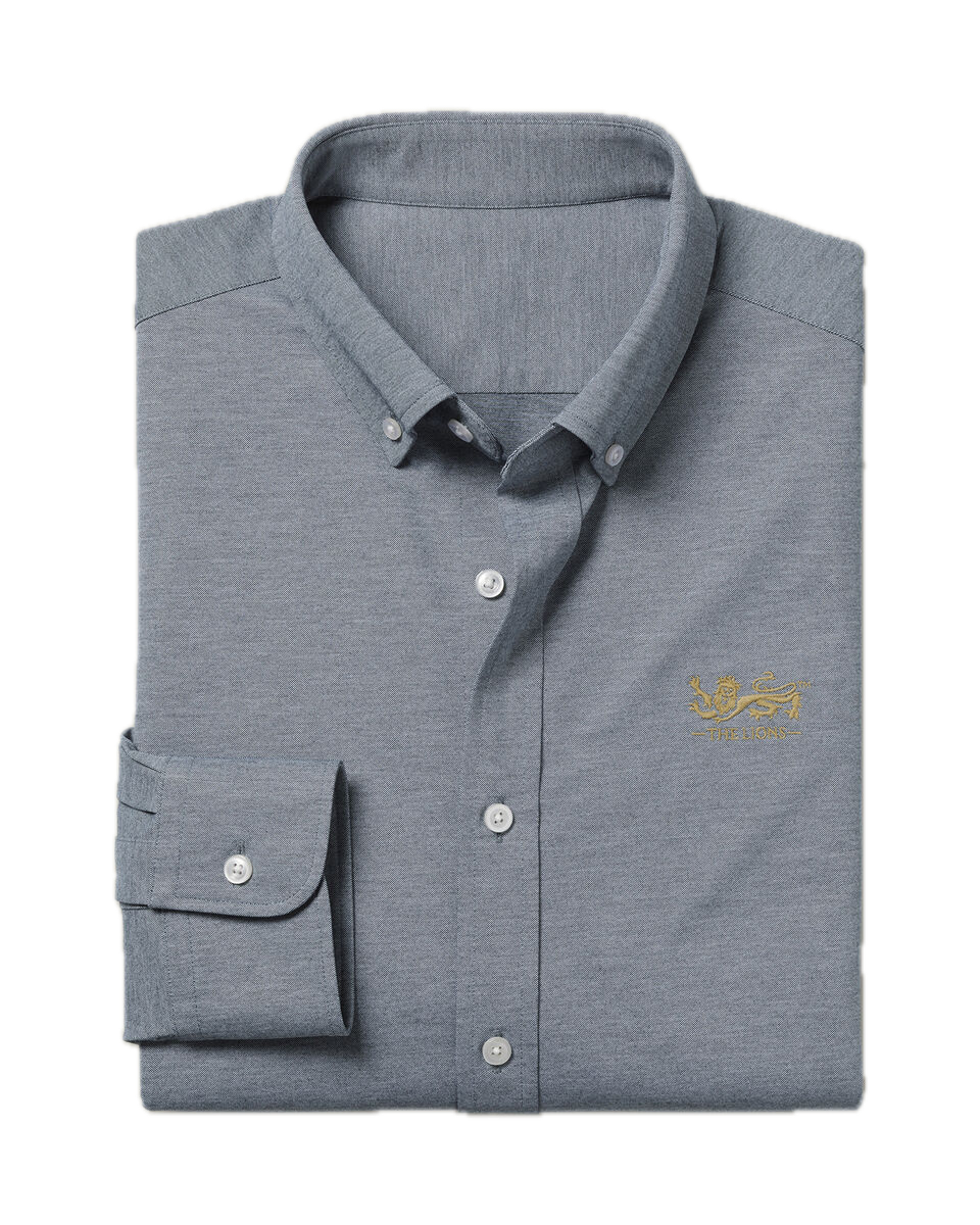 Charles Tyrwhitt The Lions Performance Stretch Jersey Shirt - Flint Grey