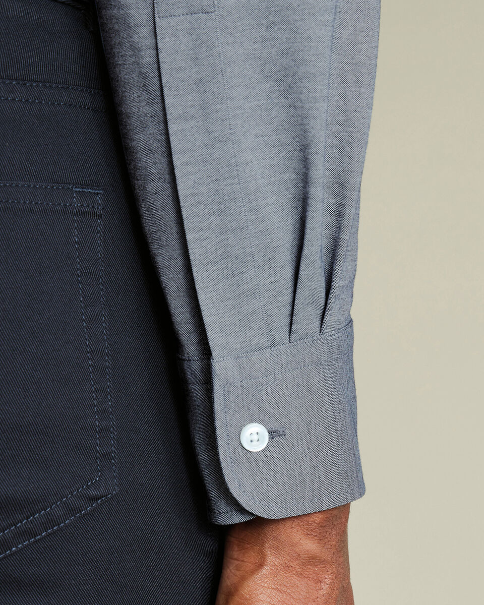 Charles Tyrwhitt The Lions Performance Stretch Jersey Shirt - Flint Grey