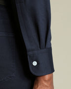 Charles Tyrwhitt The Lions Performance Stretch Jersey Shirt - Navy