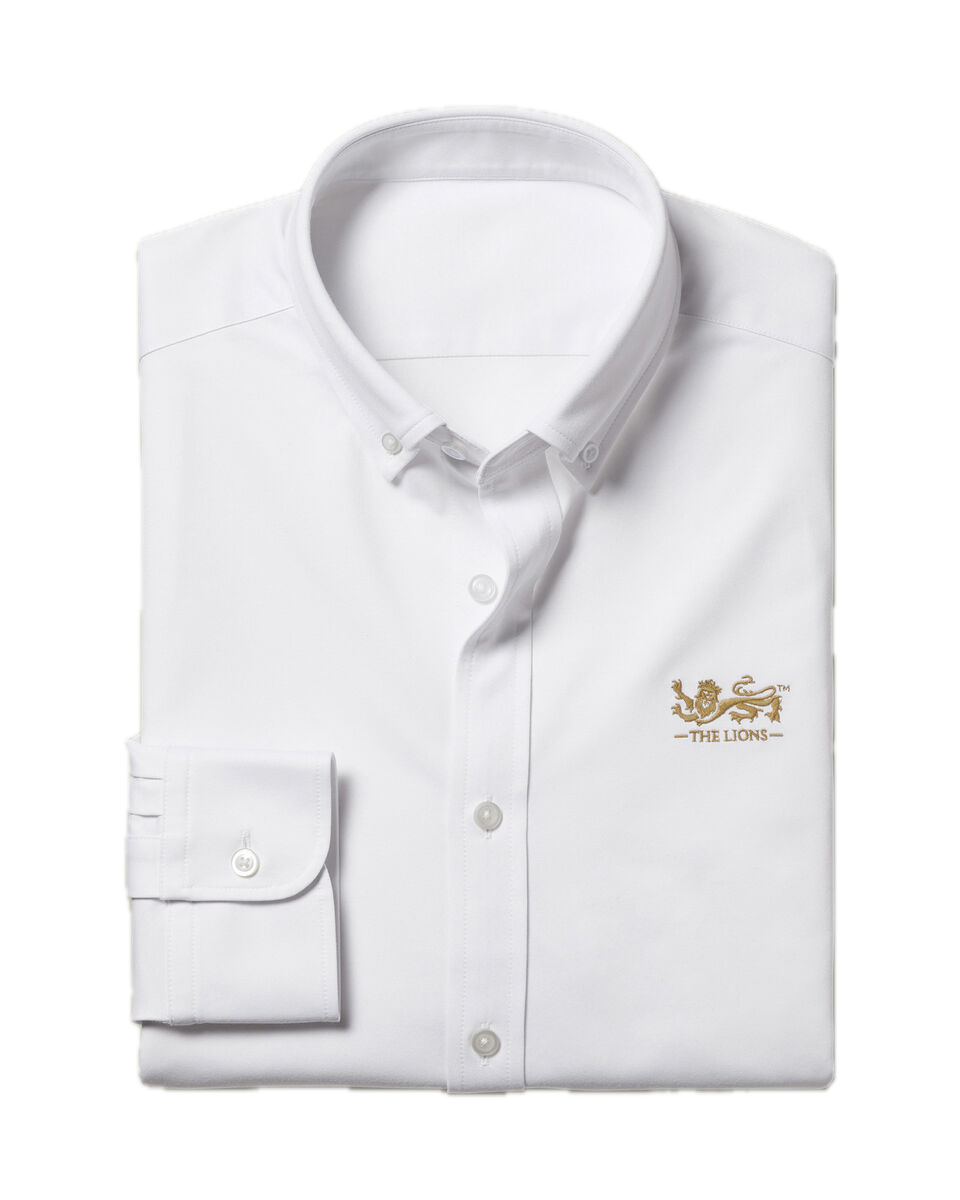 Charles Tyrwhitt The Lions Performance Stretch Jersey Shirt - White