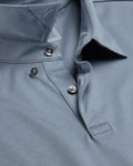 Charles Tyrwhitt Smart Jersey Polo - Steel Blue