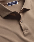 Charles Tyrwhitt Smart Pique Polo - Camel