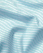 Charles Tyrwhitt Performance Stripe Polo - Aqua