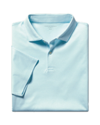 Charles Tyrwhitt Performance Stripe Polo - Aqua