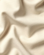Charles Tyrwhitt Long Sleeve Smart Pique Polo - Cream