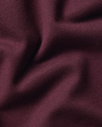 Charles Tyrwhitt Long Sleeve Smart Pique Polo - Wine Red