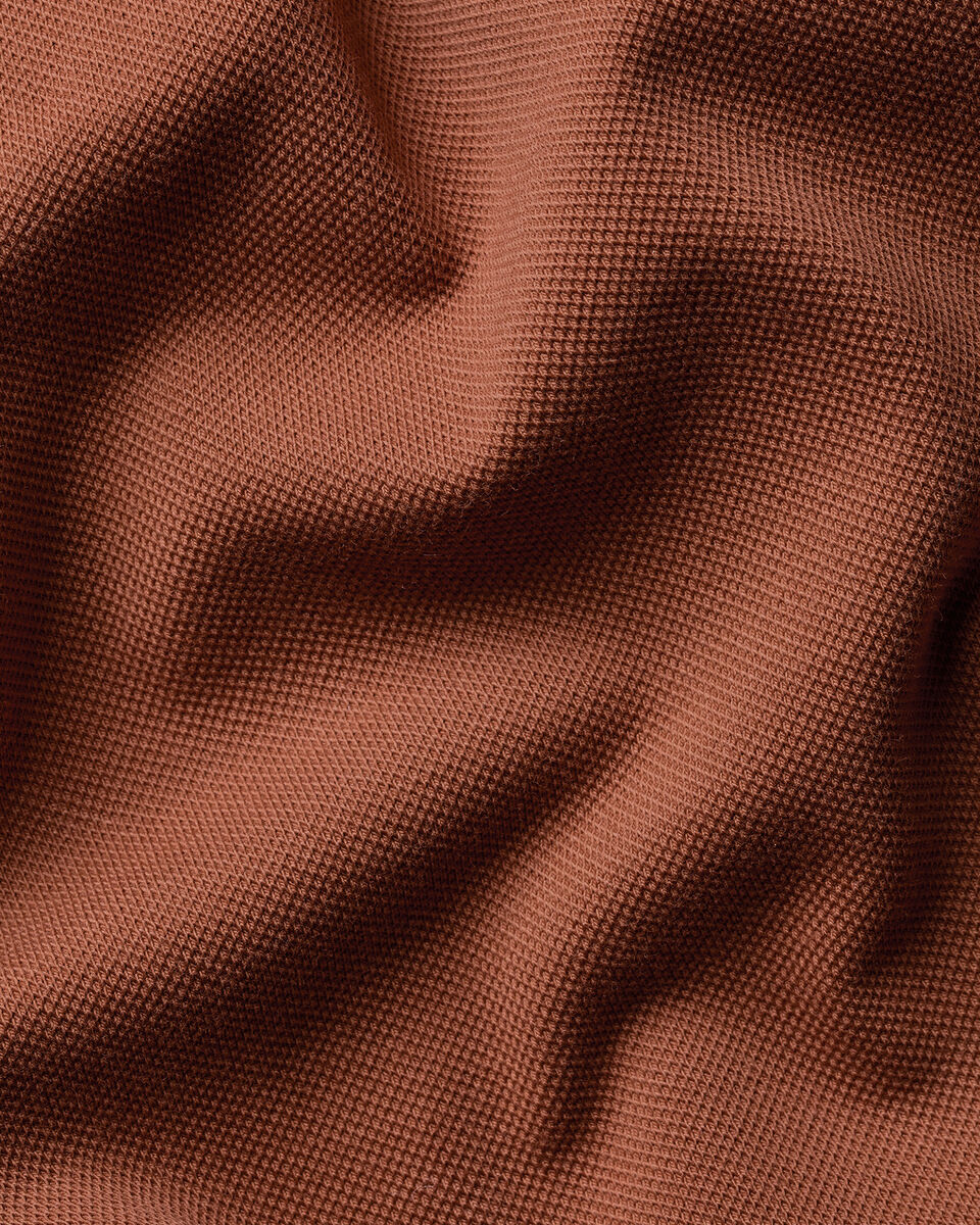 Charles Tyrwhitt Smart Pique Polo - Orange