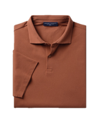 Charles Tyrwhitt Smart Pique Polo - Orange