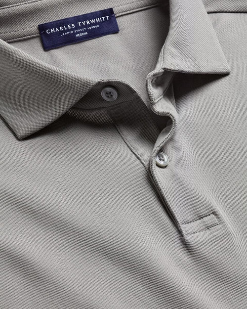 Charles Tyrwhitt Pique Polo - Light Grey